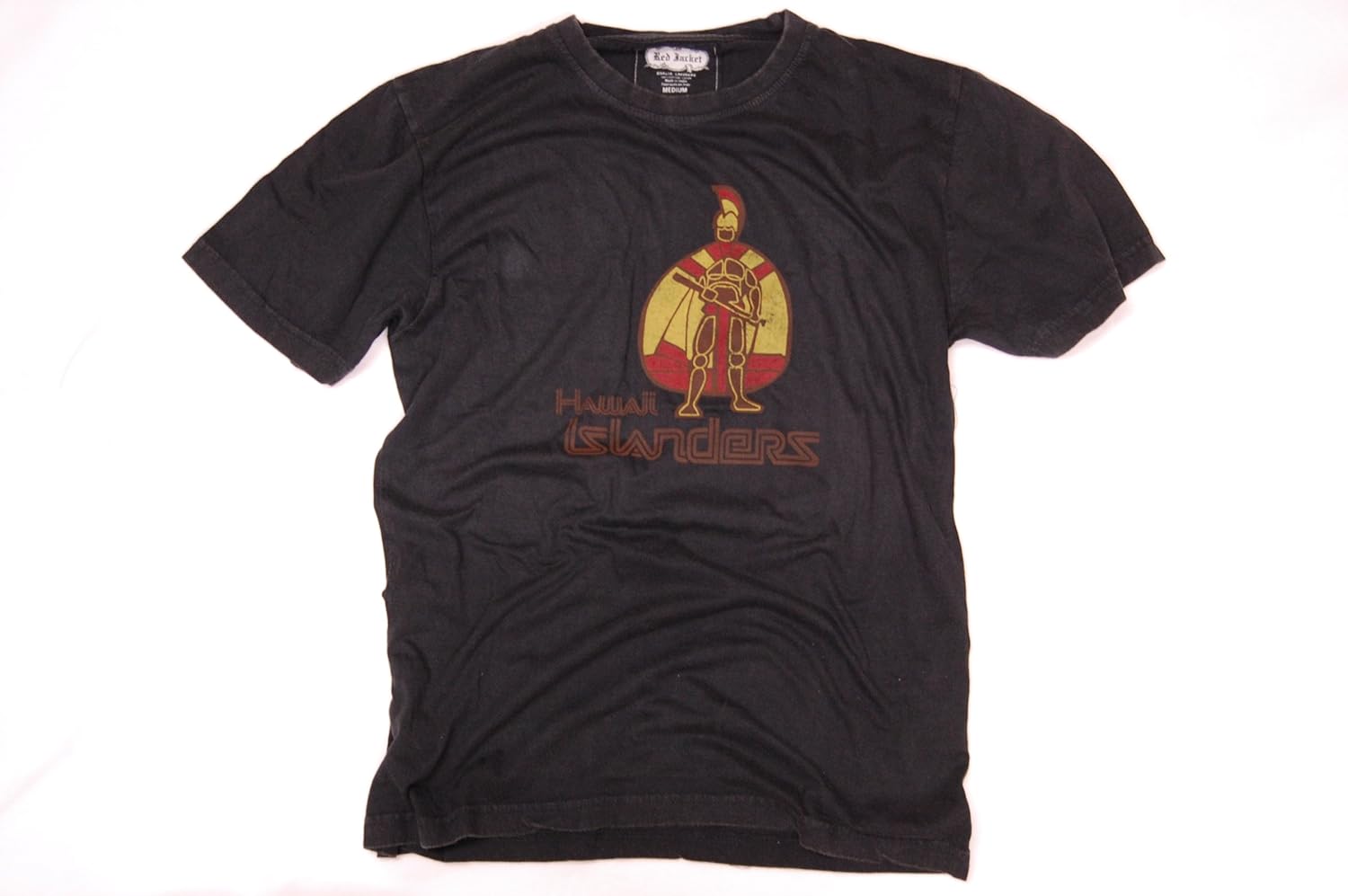 Red Jacket Hawaiian Islanders Baseball Retro Design T-Shirt | Amazon.com