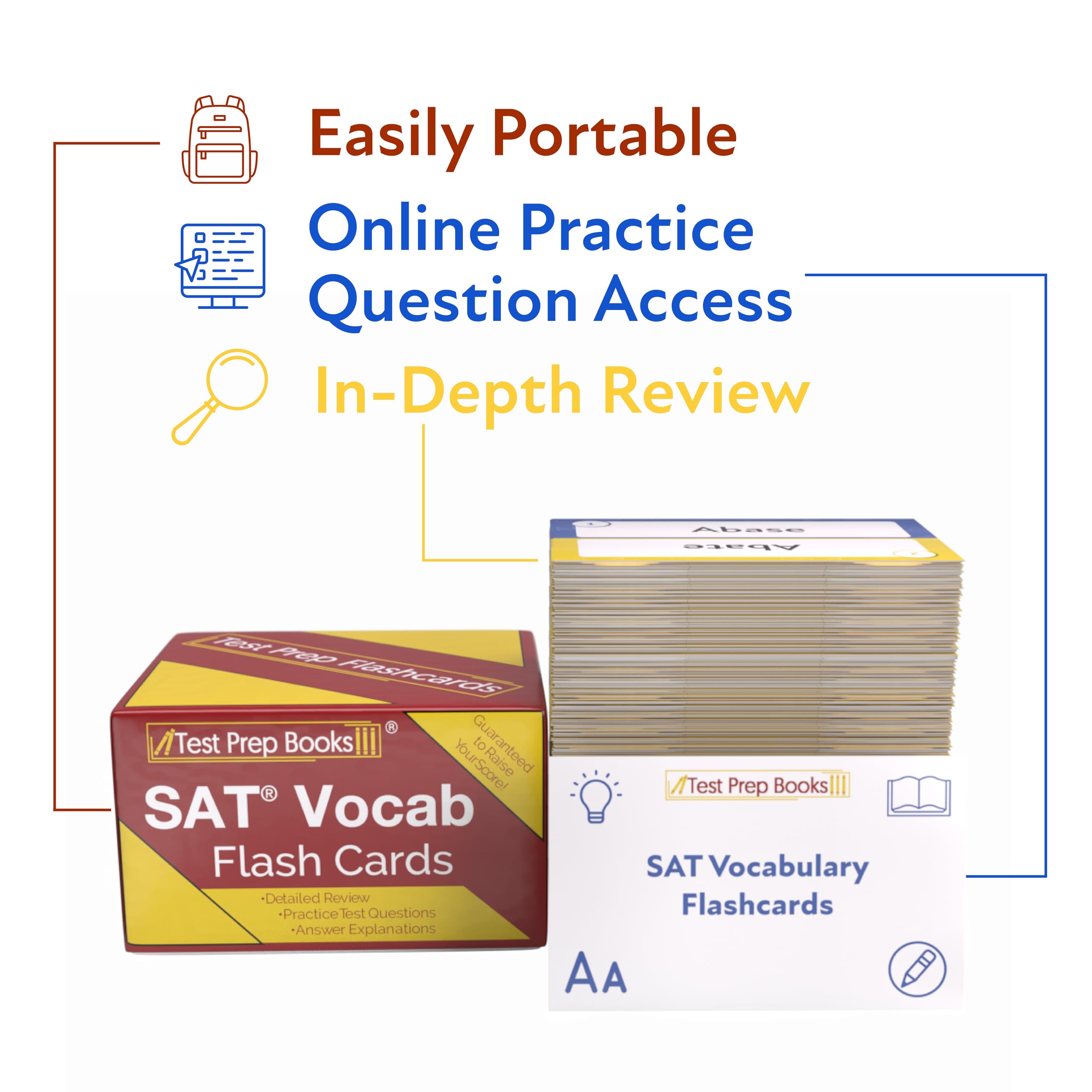 SAT Vocabulary Study Cards 2025-2026: SAT and PSAT Verbal Test Prep [700+ Vocab Terms]
