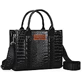 Wrangler Medium Tote Bag for Women Designer Satchel Handbags Top-handle Purses with Strap