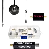 NESDR SMArt v5 RTL-SDR Essentials Starter Kit - Includes Everything to Start with Software Defined Radio Including Premium SDR, Flamingo FM Bandstop Filter, 3 Antennas, 10 Adapters &amp; Case