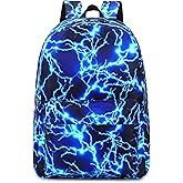 MSKYWU Backpack For Boy Elementary School Bookbag Durable Kid's Backpack Lightweight Travel Daypack (Blue-Light)