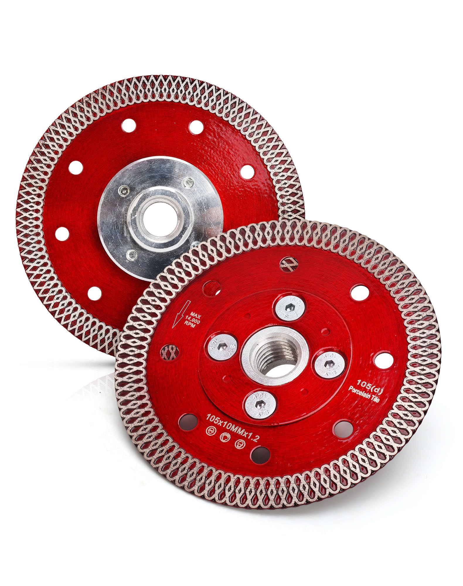 Casaverde 4"/105mm Diamond Disc Cutting Blade,Super Thin Tile Cutting Disc with Removable M14 Flange for Granite Marble Ceramic Tile