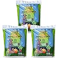Wiggle Worm 100% Pure Organic Worm Castings Fertilizer, 4.5-Pounds (3 Pack) - Improves Soil Fertility and Aeration for Houseplants, Vegetables, Gardens, and More – OMRI-Listed and Mineral-Dense