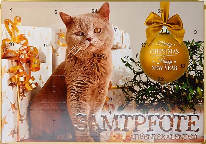 Katzen Adventskalender Samtpforte, 1er Pack (1 x 465 g)