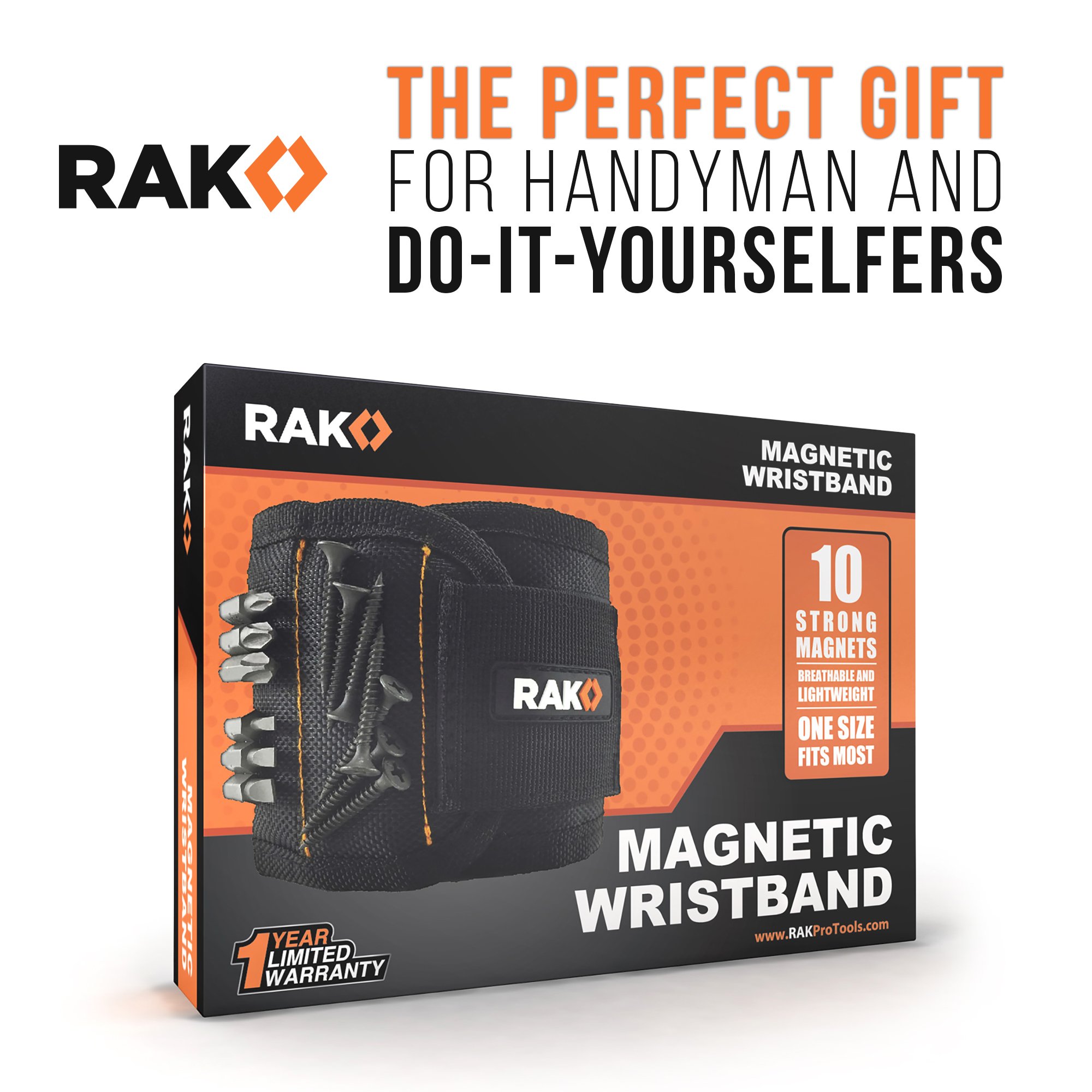 RAK Wristband (1 Pack) with Strong for Holding Screws