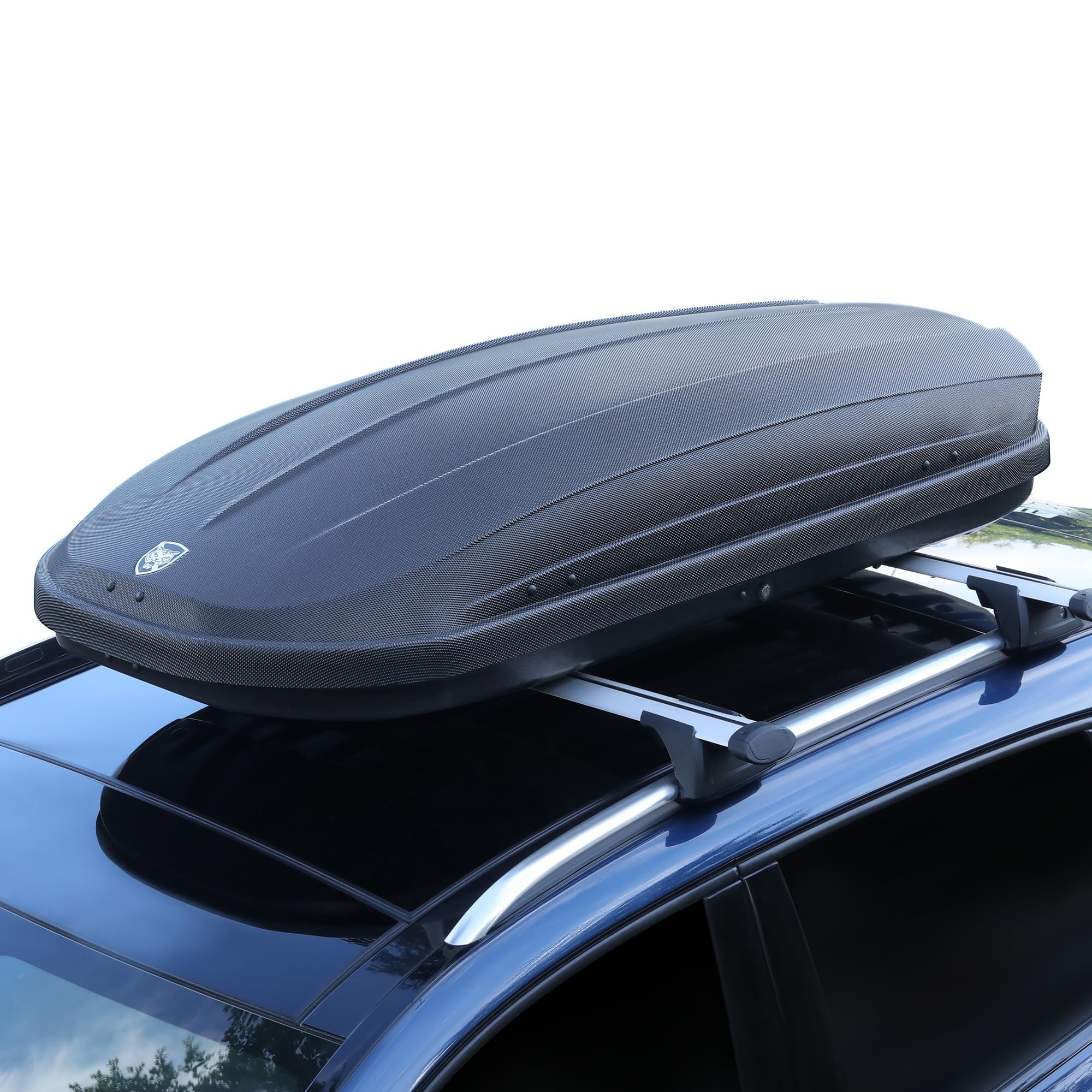 Photo 1 of Garvee Rooftop Cargo Box Carrier 390L, Hard Shell Roof Box for Roof Rack, 14 Cu Ft Luggage Storage with Secure Straps&Keys, Weather-Resistant Roof Rack Cargo Box