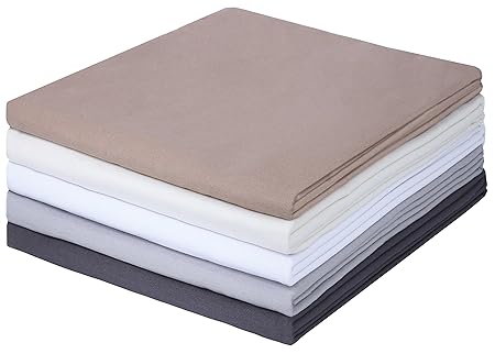 GREEN MARK Textilien Klassische Bettlaken | Betttuch | Laken | Leintuch | Haustuch 100% Baumwolle ohne Gummizug vielen Größen