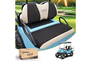 10L0L Golf Cart Seat Covers Perfect for Yamaha Club Car Precedent Original Front Seat Cushion,Breathable Fabric Material Keep