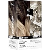 IGK Color Bright One Step Bleach & Color Kit | One-Step Color Processing + Replenishes + Hydrates | Vegan + Cruelty Free + Ammonia Free