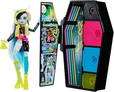 Monster High Frankie Stein Skulltimate Secrets Neon Frights Locker Set