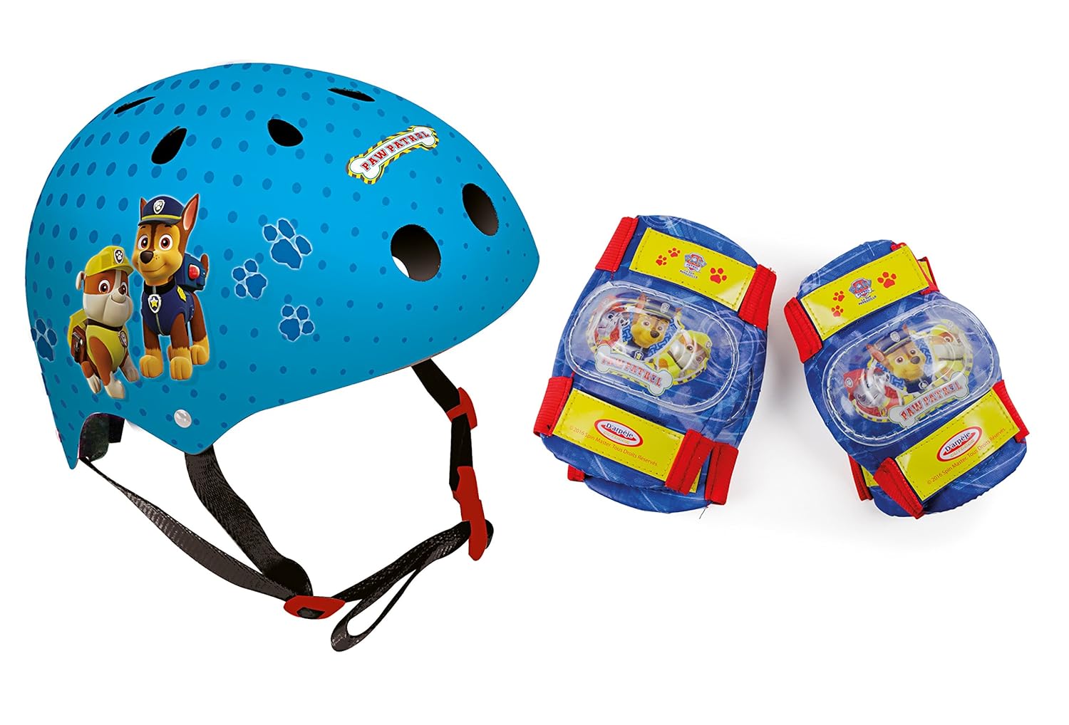Paw Patrol Boys 318 Helmet + pads set of 2, Blue, S Amazon.co.uk