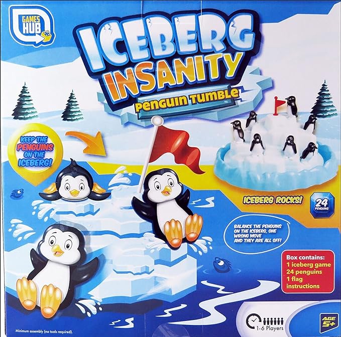 Iceberg Insanity Pingouin Chute 16 Famille Joueurs Jeu Amusant Amazon.fr Jeux et Jouets
