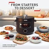 Tefal Turbo Cuisine Electric Pressure Cooker 10-in-1 4.8L 1000W Black view 8
