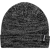Hurley Men's Cuffed Beanie - Classic Midweight Loose Knitted Winter Hat for Men