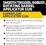Everbuild Super Flow Sealant Adhesive Cartridge Applicator Gun Rotating Barrel view 3