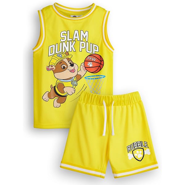Paw Patrol Maillot de Basketball Garçons Marshall | Haut de Sport