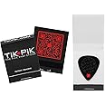 TIK PIK 3-Pack Celluloid Picks | As Seen On Shark Tank | Medium 0.71mm, Black 3-Pack