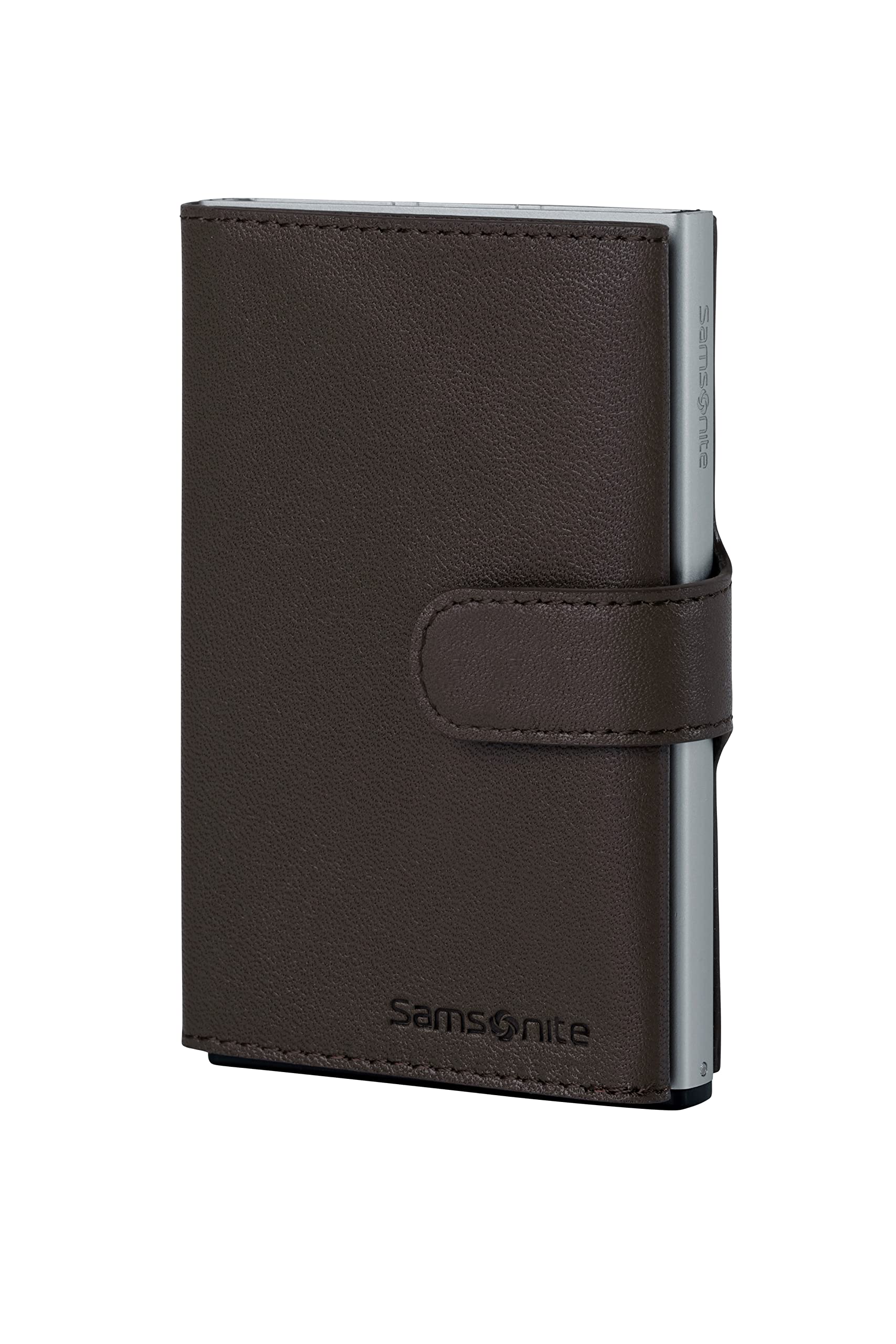 Samsonite Alu Fit SLG - Wallet, 10.2 cm, Brown (Dark Brown)
