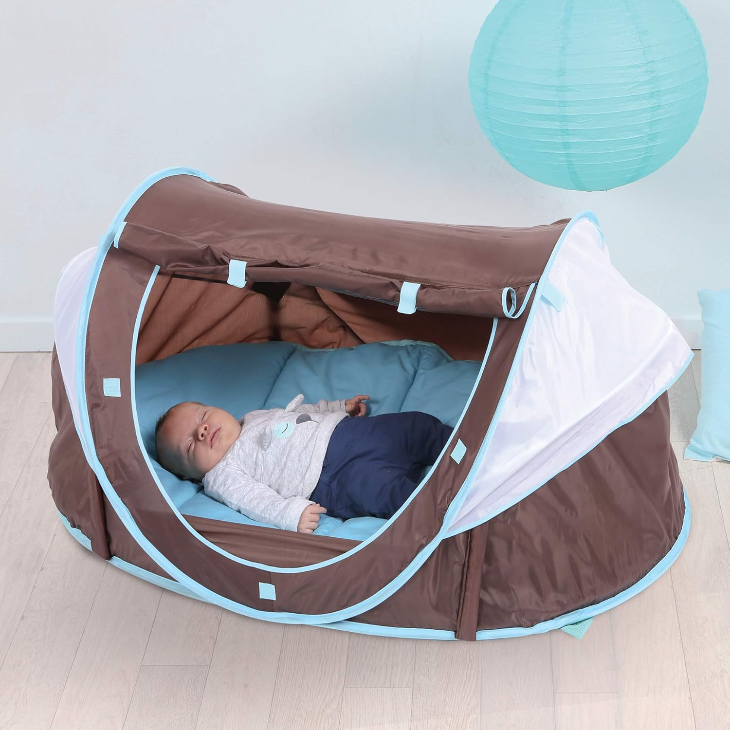 Tente Nomade Chocolat Pour Bebe Tissu Avec Protection Uv 50 Matelas Epais Des La Naissance Moins De 2 Kg 2302 Ludi Se Plie Et Se Range Facilement Dans Un Sac Inclus