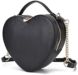 lola mae Heart Shape Satchel Crossbody Purse for