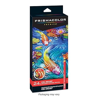 Prismacolor Col-Erase Erasable Colored Pencil, 24-Count, Assorted Colors (20517)