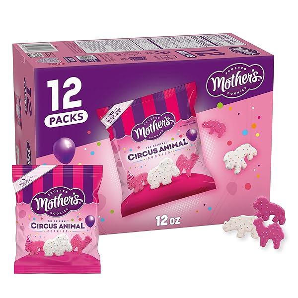 MOTHER’S COOKIES, ORIGINAL CIRCUS ANIMAL, 12 OZ CADDY (12 COUNT)