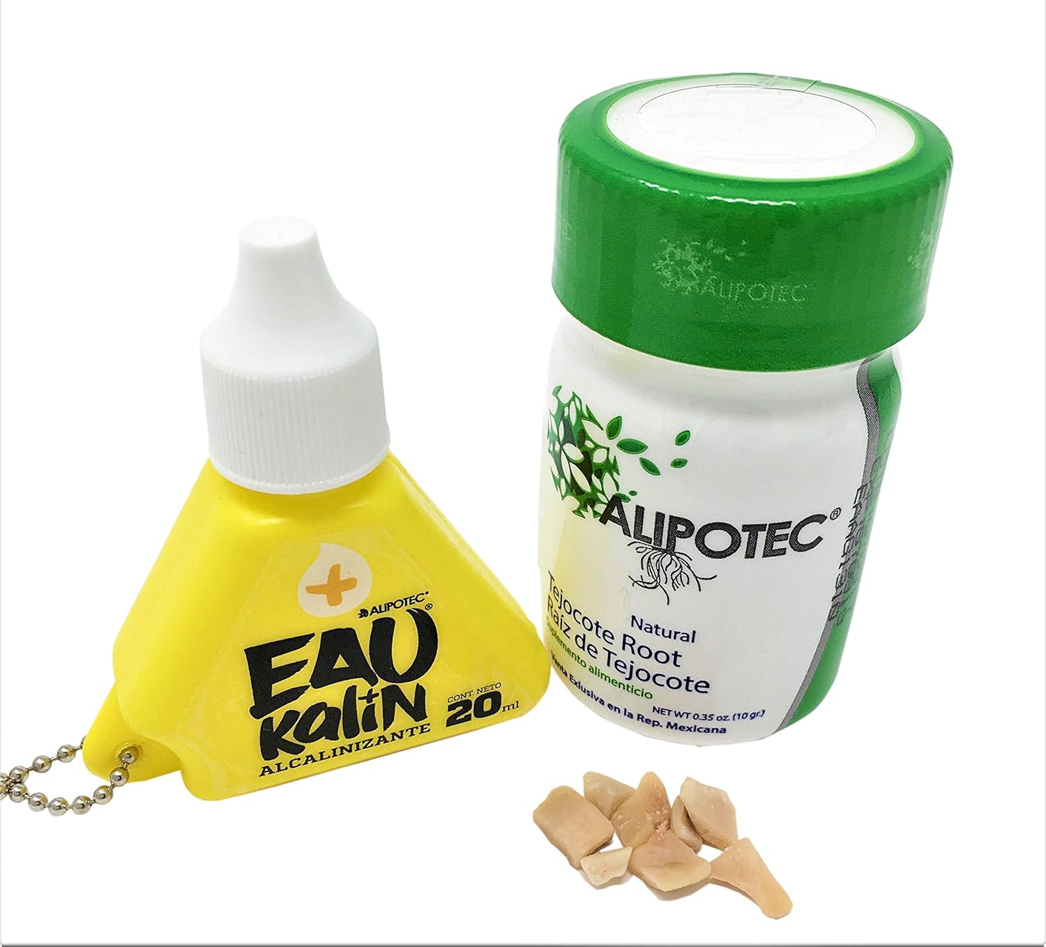 Amazon.com: Alipotec Tejocote Root Supplement 90 Day Supply Raiz de Tejocote and Eau Kalin Alkaline Water - 2 Product Pack: Health & Personal Care