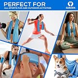 Sukeen Cooling Towel 40x12 Ice Towel Evaporative Sports Yoga Golf Gym view 5