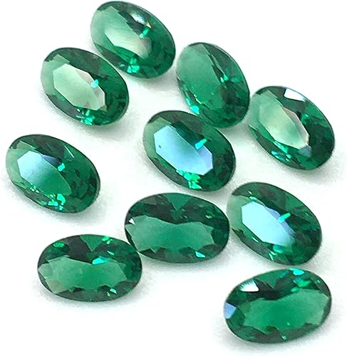 Amazon エメラルド ナノエメラルド ルース 10粒 4 6ｍｍ ルースストーン 通販