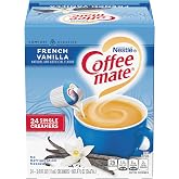 Coffee-mate Coffee Creamer Liquid Singles, French Vanilla, 24 Count (Pack of 4)