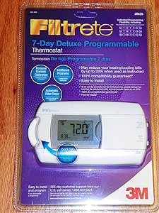 Filtrete 7 Day Deluxe Programmable Thermostat 3M25 - Programmable