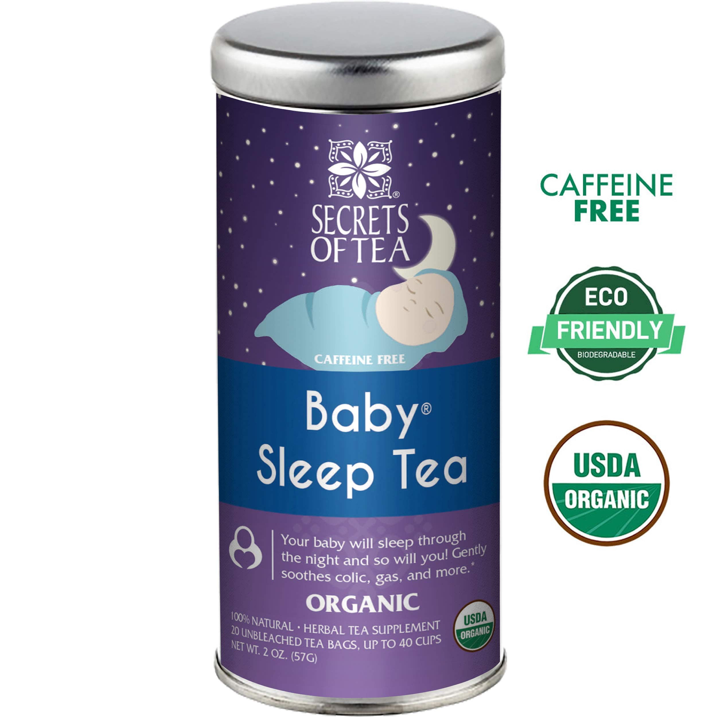 Secrets of Tea Baby Colic Babies' Magic Tea Organic, Natural, Safe