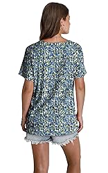 Summer Tops for Women 2025 Floral Print Short
