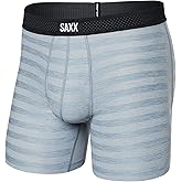 SAXX Underwear Co. Men's Droptemp Cooling Mesh Boxer Brief Fly