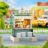 CUTEROOM DIY Miniature House Kit with Furniture and LED Dessart Time view 3