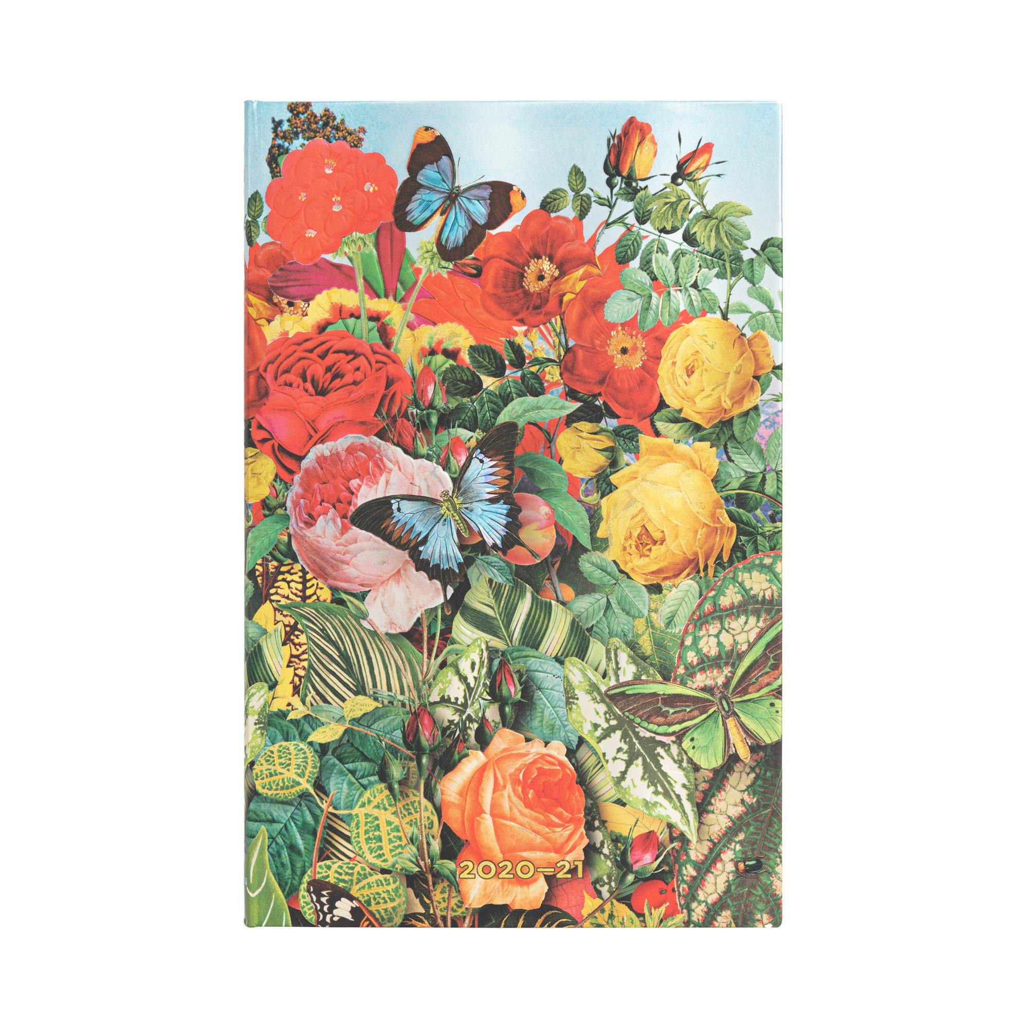 Paperblanks DD4101-6 18-Month Calendar 2020-2021 Butterfly Garden Vertical Maxi (135 × 210 mm)