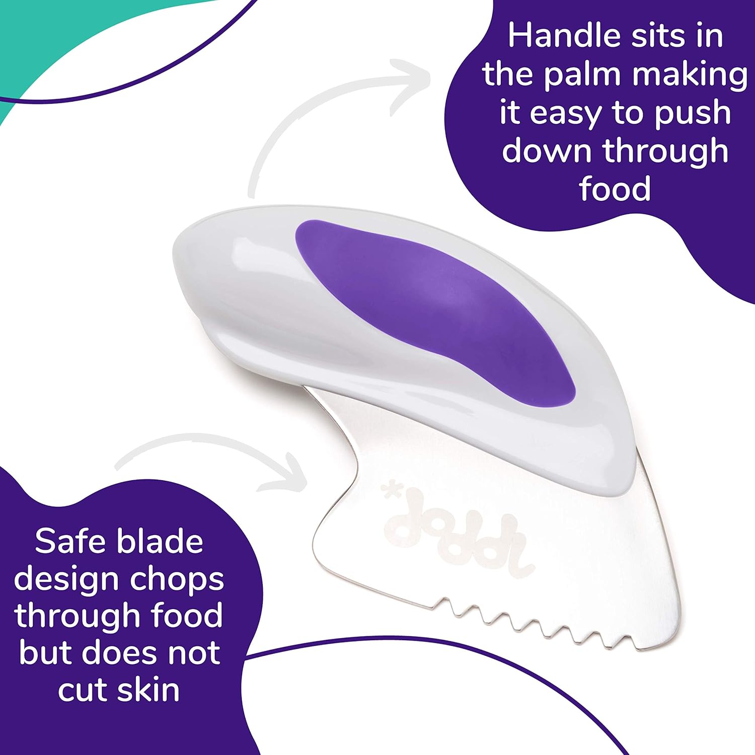 Doddl Cutlery Set for Children, Toddlers or Babies 12+ Months - Knife, Fork & Spoon Flatware - Teaches Self Feeding & Weaning with Silverware Utensils – Suitable for Home or Preschool Use (Blue) : Baby