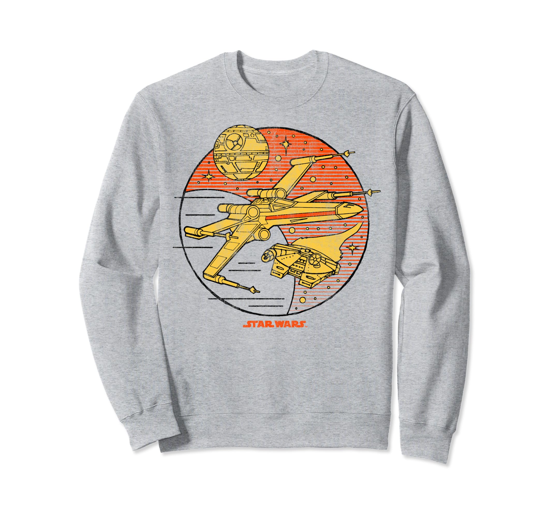 Star Wars X-Wing Falcon Vintage Space Craft Sweatshirt