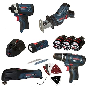 Bosch Five Tool Set Limited Edition Xl Combo 10 8v Inkl Gsa Gop