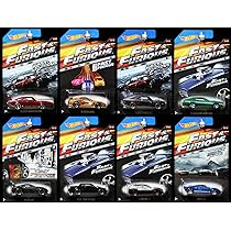 Hot Wheels Fast and the Furious Fast & Furious 2015 8 Set of