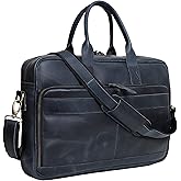 VC VINTAGE COUTURE Leather briefcase bag for men Leather Laptop Bags For Men and Women Travel Messenger Bag