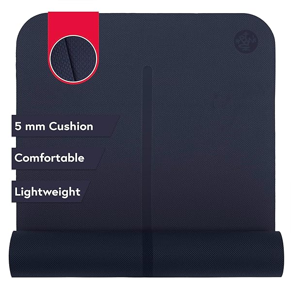 MANDUKA BEGIN YOGA MAT 68″ – 5MM CUSHIONING...