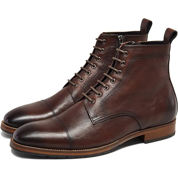 Amazon.com | Dockorio Men's Casual Oxford Boots Chukka Dress Boots for Men  | Chukka