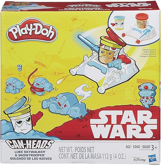 play doh star wars can heads
