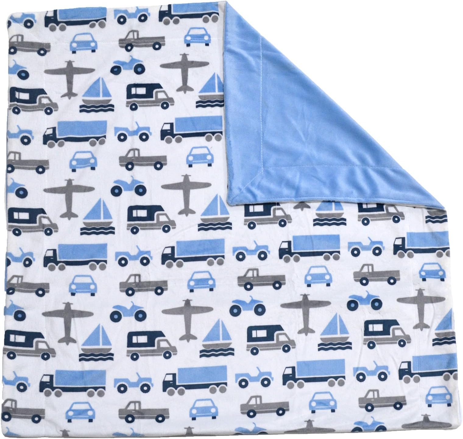 Marlo Lorenz Decorative Baby Thro (Blue Mobiles) by Marlo Lorenz