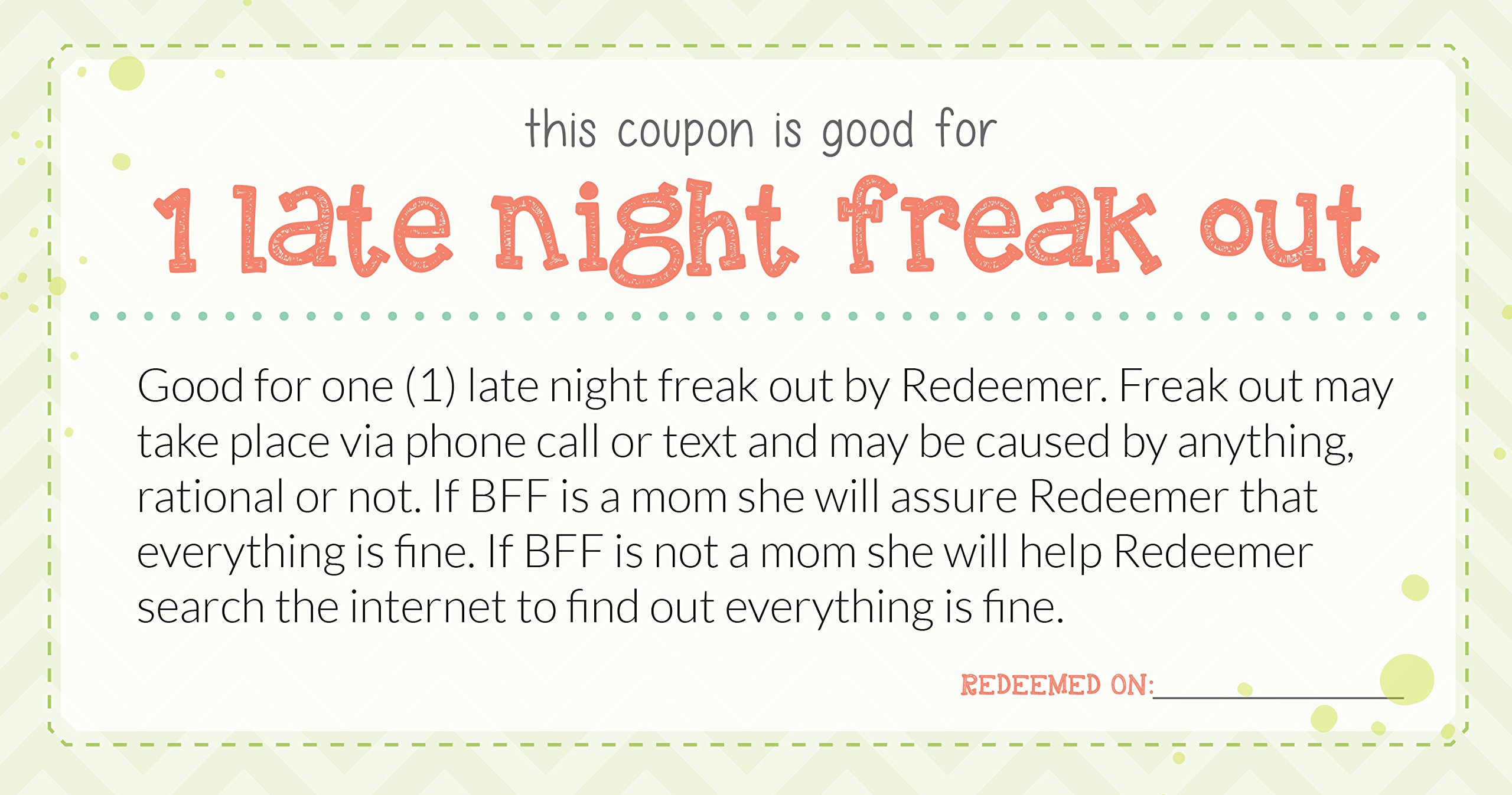 babysitting coupons for new mom