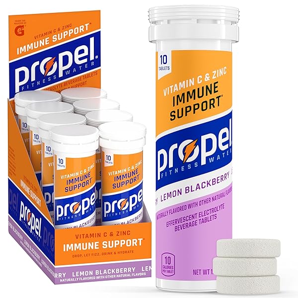 PROPEL IMMUNE SUPPORT TABLETS, LEMON BLACKBERRY, MAKES 16.9OZ FL OZ (PACK OF 80)