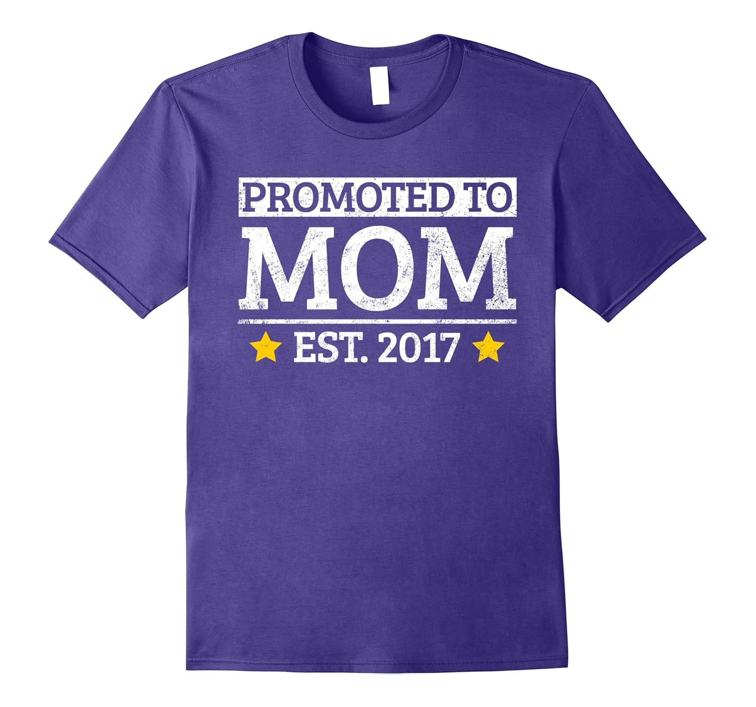 Promoted To Mom 2017 New Mom New Baby T-shirt-Rose