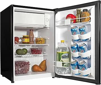 2,7 pies cúbicos. Refrigerador de diseño compacto con bandeja para