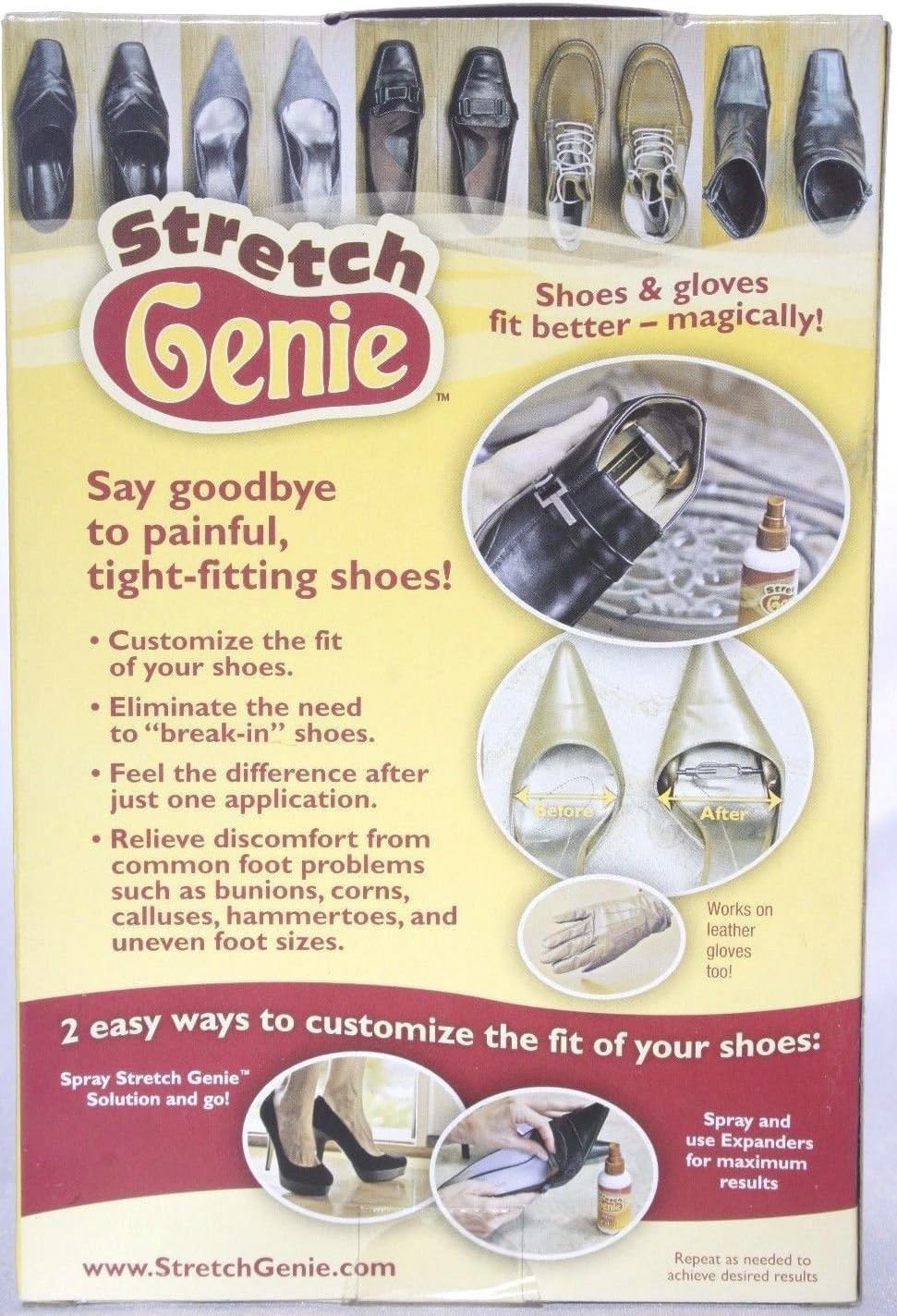 stretch genie spray